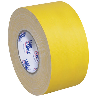 Industrial-grade yellow gaffers tape that won't leave residue on carpet, wood, or concrete. Each case includes 3 rolls (3" x 60 yds, 11 mil). 36 lb tensile strength handles demanding packing line environments for both indoor and outdoor applications.