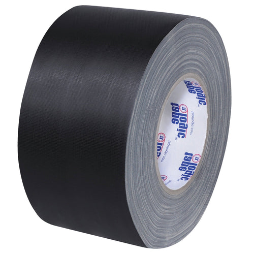 4 in x 60 yd 11 Mil Black No Residue Gaffers Tape 12/Case T98918B