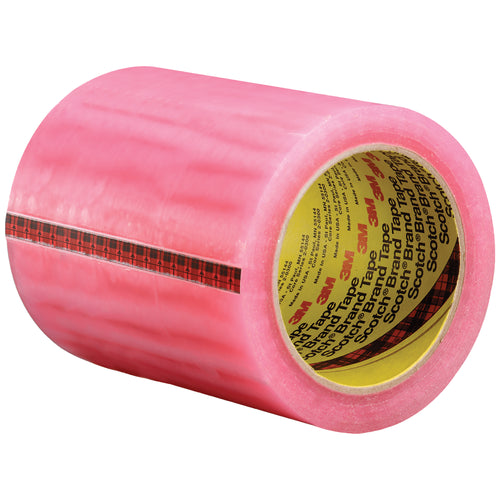 Eliminate barcode scanning errors and ensure shipping label compliance with Scotch¬Æ 821 pink label protection tape. This 5