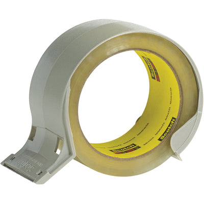 The 3M H320 economy tape dispenser delivers reliable carton sealing performance without premium pricing. High-impact plastic construction handles 2" wide tape on standard 3" cores, ideal for cost-conscious packing line supervisors. Lightweight design reduces operator fatigue during shifts.