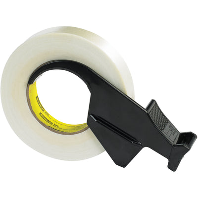 The 3M™ HB901 hand-held strapping tape dispenser delivers reliable, one-handed case sealing for packing lines running 1" wide tape on standard 3" cores. Built from high-impact plastic with a precision cutting edge designed to slice through glass yarn reinforcements without jamming. Thumb-controlled tension ensures consistently tight, secure seals on every carton.