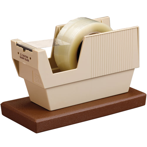 The 3M P52W table top dispenser streamlines adhesive tape application for high-speed packing operations. Features weighted stability, 2