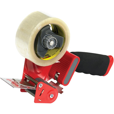 The 3M ST181 is a heavy-duty pistol grip tape dispenser engineered for high-volume carton sealing operations. Features a cushioned grip, adjustable breaking mechanism, and retractable safety blade‚all built with durable metal and plastic construction. Perfect for shipping departments needing reliable, consistent tape application on every box.