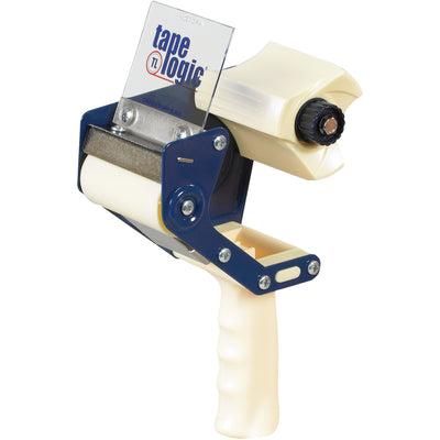 Heavy-duty 3" tape dispenser engineered for high-speed packing lines. Steel and plastic construction with heat-treated cutting blades delivers precise, consistent tape application. Adjustable tension control and plastic rollers reduce operator fatigue while maximizing sealing performance on all standard carton sizes.