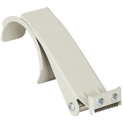 Professional-grade 1" metal hand-held strapping tape dispenser engineered for packing line supervisors who demand precision and speed. Features hand brake tension control for consistent, clean cuts on every seal. Sold as 1 dispenser unit.