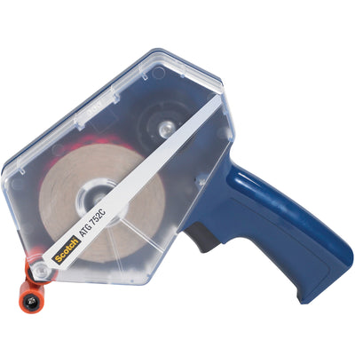 The 3M 752 blue plastic dispenser delivers precise adhesive transfer tape application with one-finger trigger operation–eliminating rub-down and improving packing line speed. Compatible with 3/4", 1/2", and 1/4" wide tape (up to 36 yards per load). Designed for packing line supervisors who demand accuracy, safety, and minimal waste.
