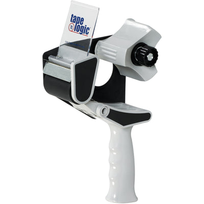 The Tape Logic Top Gun 2" carton sealing tape dispenser delivers fast, reliable case sealing with natural rubber rollers and heat-treated blades for smooth tape release. Built with a reinforced steel frame and ergonomic pistol grip design, it reduces operator fatigue on high-volume packing lines. Tension control knob and plastic loading gate ensure consistent application every time.