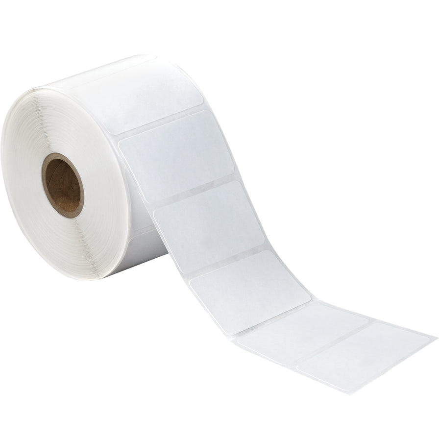 Print shipping labels on-demand with these 2.25 x 1.25" white thermal labels designed for desktop direct thermal printers. Heavy-duty 52# stock with permanent adhesive ensures labels stay put through handling, sorting, and international transit. Case of 12 rolls keeps your operation running without frequent reorders.