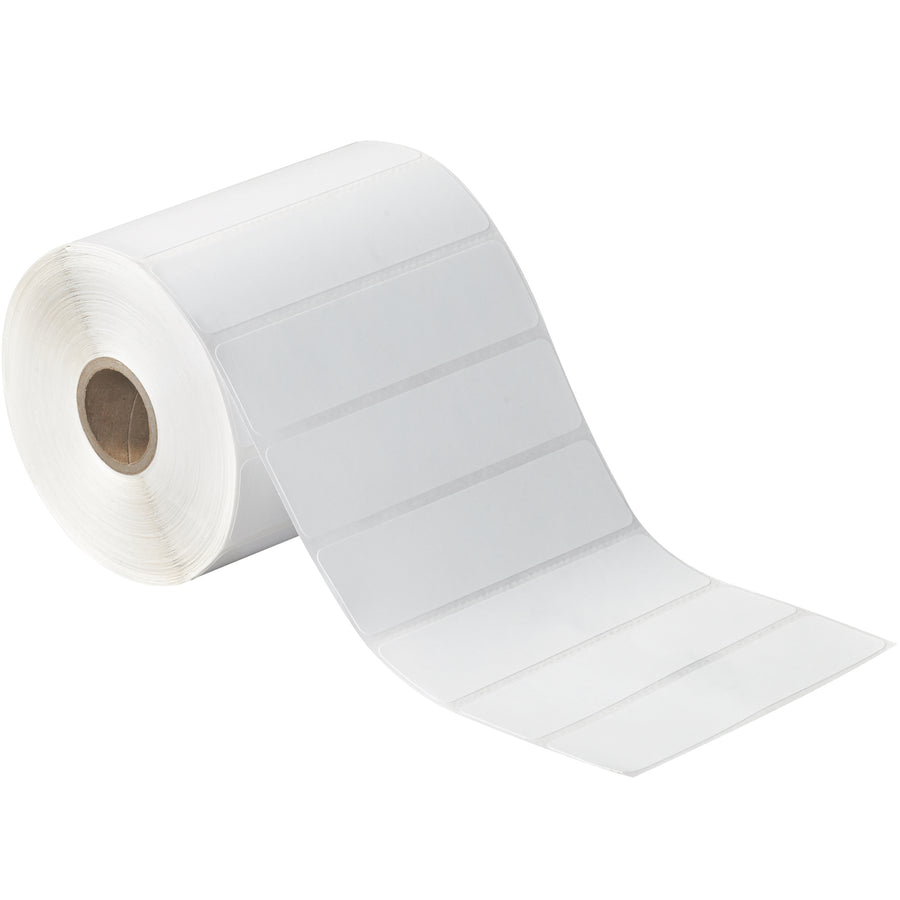 Professional-grade 1" x 4" white direct thermal labels designed for desktop label printers with permanent adhesive and reliable 52# label stock. Each case includes 12 rolls wound on 1" cores with 4" outer diameter, ready for immediate deployment. Perfect for shipping coordinators managing high-volume label compliance and international shipment tracking.