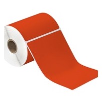 4x6 Red Thermal Transfer Labels - Desktop, 250/Roll