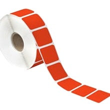 1.5x1 Red Desktop Direct Thermal Labels 1310/Roll THD302 - alias listing