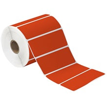 4x1.5 Red Desktop Direct Thermal Labels 960/Roll