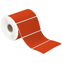 4x2 Red Desktop Direct Thermal Labels 735/Roll