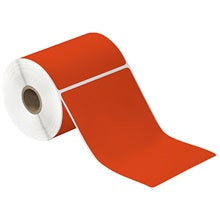 4x6 Red Direct Thermal Labels - Desktop, 250/Roll