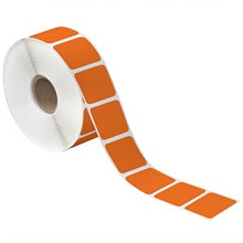 1.5x0.75 Orange Desktop Direct Thermal Labels 1780/Roll