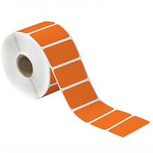 2x1 Orange Desktop Direct Thermal Labels 1310/Roll