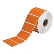 2.25x1.25 Orange Desktop Direct Thermal Labels 1135/Roll THD322 - alias listing