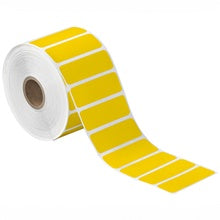 2.5x1 Yellow Desktop Direct Thermal Labels 1310/Roll