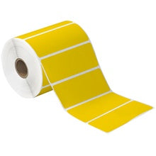 4x1.5 Yellow Desktop Direct Thermal Labels 960/Roll