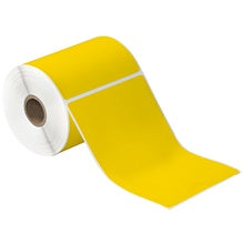 4x6 Yellow Direct Thermal Labels - Desktop, 250/Roll