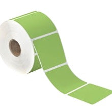 2.25x1.25 Green Desktop Direct Thermal Labels 1135/Roll THD356 - alias listing