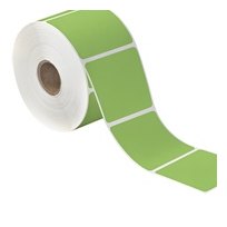 2.25x2 Green Desktop Direct Thermal Labels 735/Roll