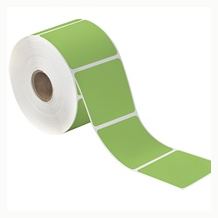 2.5x1 Green Desktop Direct Thermal Labels 1310/Roll