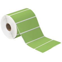 4x1.5 Green Desktop Direct Thermal Labels 960/Roll