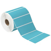 4x1.5 Blue Desktop Direct Thermal Labels 960/Roll