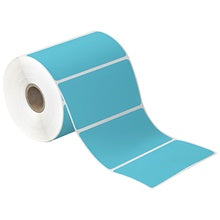4x3 Blue Desktop Direct Thermal Labels 500/Roll