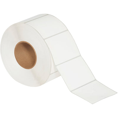 Professional-grade 4x3" white thermal transfer labels designed for shipping coordinators and logistics teams. Bright matte coated facestock with permanent pressure-sensitive adhesive adheres reliably to corrugated cartons. Case includes 4 rolls wound on 3" cores–compatible with Zebra, Datamax, Sato and most thermal label printers.