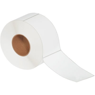 Professional-grade 4x6.5" white thermal transfer labels engineered for shipping coordinators who need reliable, printer-compatible solutions. Bright matte coated facestock with permanent pressure-sensitive adhesive grips corrugated cartons securely. Pre-wound rolls with perforated liners ship in cases of 4–ready for Zebra, Datamax, Sato, and compatible thermal printers.