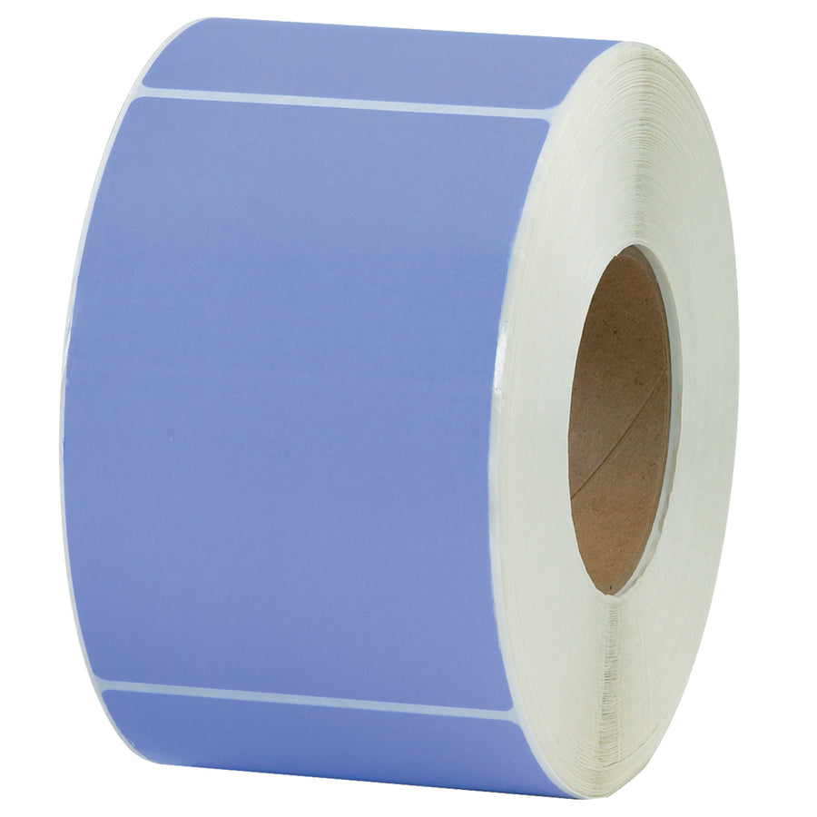 Instantly color-code shipments and draw attention to special handling instructions with these 4x6" purple thermal transfer labels. Topcoated facestock ensures durability through the supply chain. Compatible with Zebra, Datamax, Sato, and other leading thermal label printers‚sold as a case of 4 rolls with 3" diameter cores.