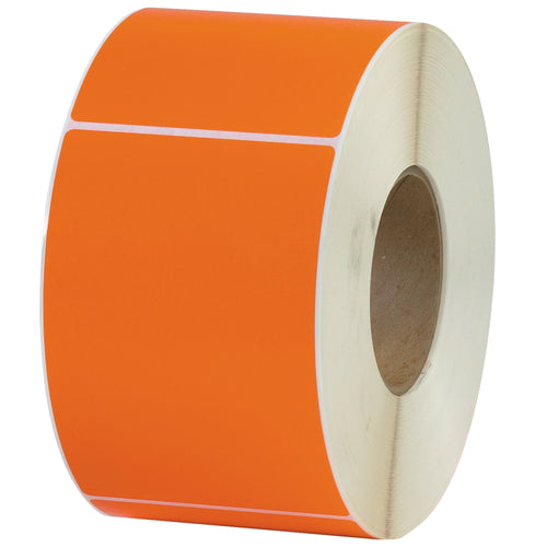 Speed up shipping workflows with high-visibility orange thermal transfer labels. These 4x6