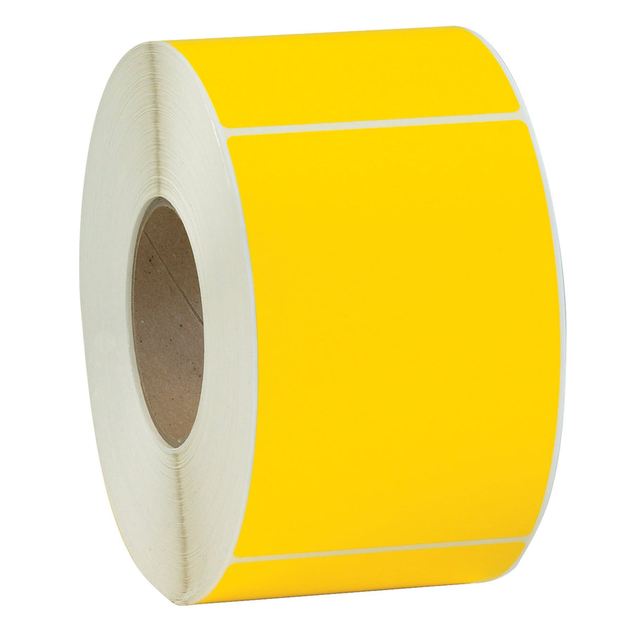 4x6 Yellow Topcoated Thermal Transfer Shipping Labels 4/Case THL130YW - alias listing