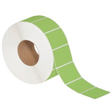 3x2 Green Thermal Transfer Labels 3000/Roll