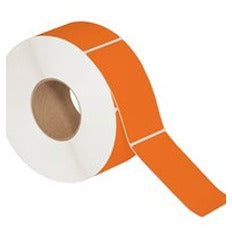 3x5 Orange Thermal Transfer Labels 1300/Roll THL135RG - alias listing