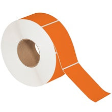 3x5 Orange Thermal Transfer Labels 1300/Roll
