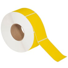 3x5 Yellow Thermal Transfer Labels 1300/Roll