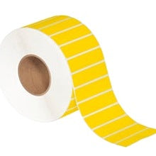 4x1 Yellow Thermal Transfer Labels 5100/Roll THL136YW - alias listing