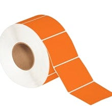 4x3 Orange Thermal Transfer Labels 2000/Roll THL138RG - alias listing