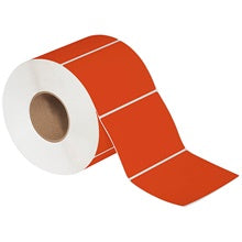 6x4 Red Thermal Transfer Labels 1500/Roll