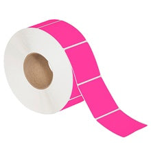 2x3 Fluorescent Pink Thermal Transfer Labels