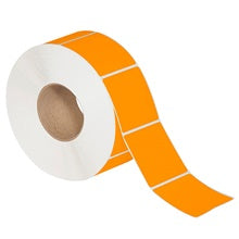 2x3 Fluorescent Orange Thermal Transfer Labels