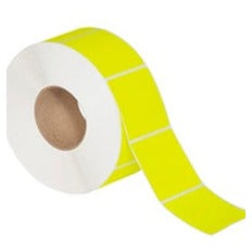 2x3 Fluorescent Yellow Thermal Transfer Labels THL143YW - alias listing