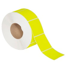 2x3 Fluorescent Yellow Thermal Transfer Labels