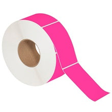 3x5 Fluorescent Pink Thermal Transfer Labels