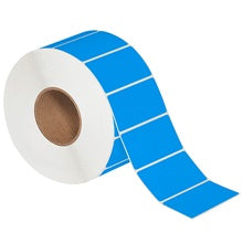 4x2 Fluorescent Blue Thermal Transfer Labels