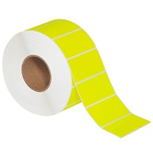 4x2 Fluorescent Yellow Thermal Transfer Labels
