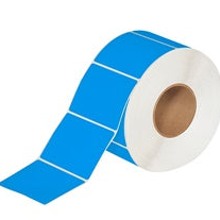 4x3 Fluorescent Blue Thermal Transfer Labels THL146BE - alias listing